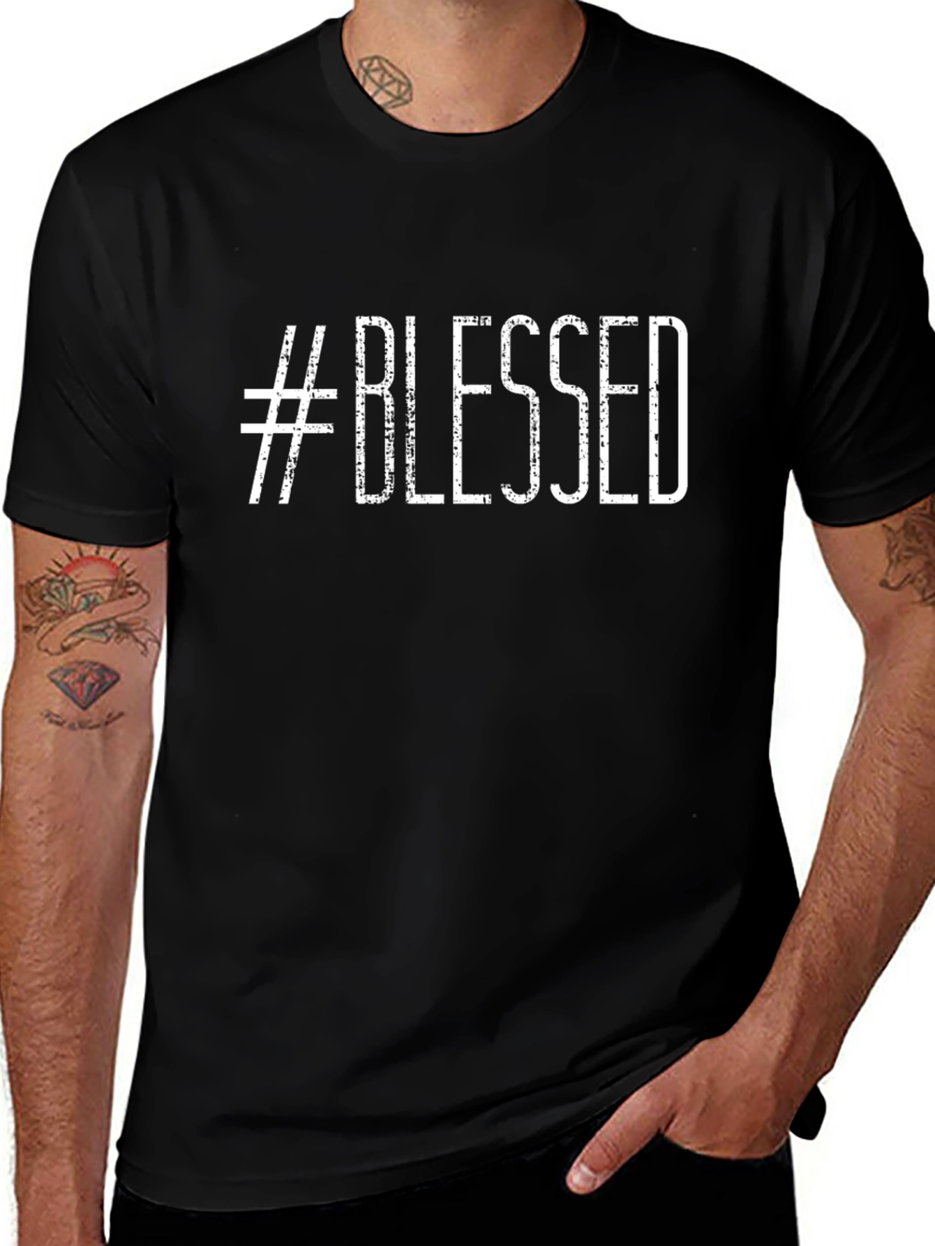 #Blessed Graphic Tee - Stylish Unisex T-Shirt