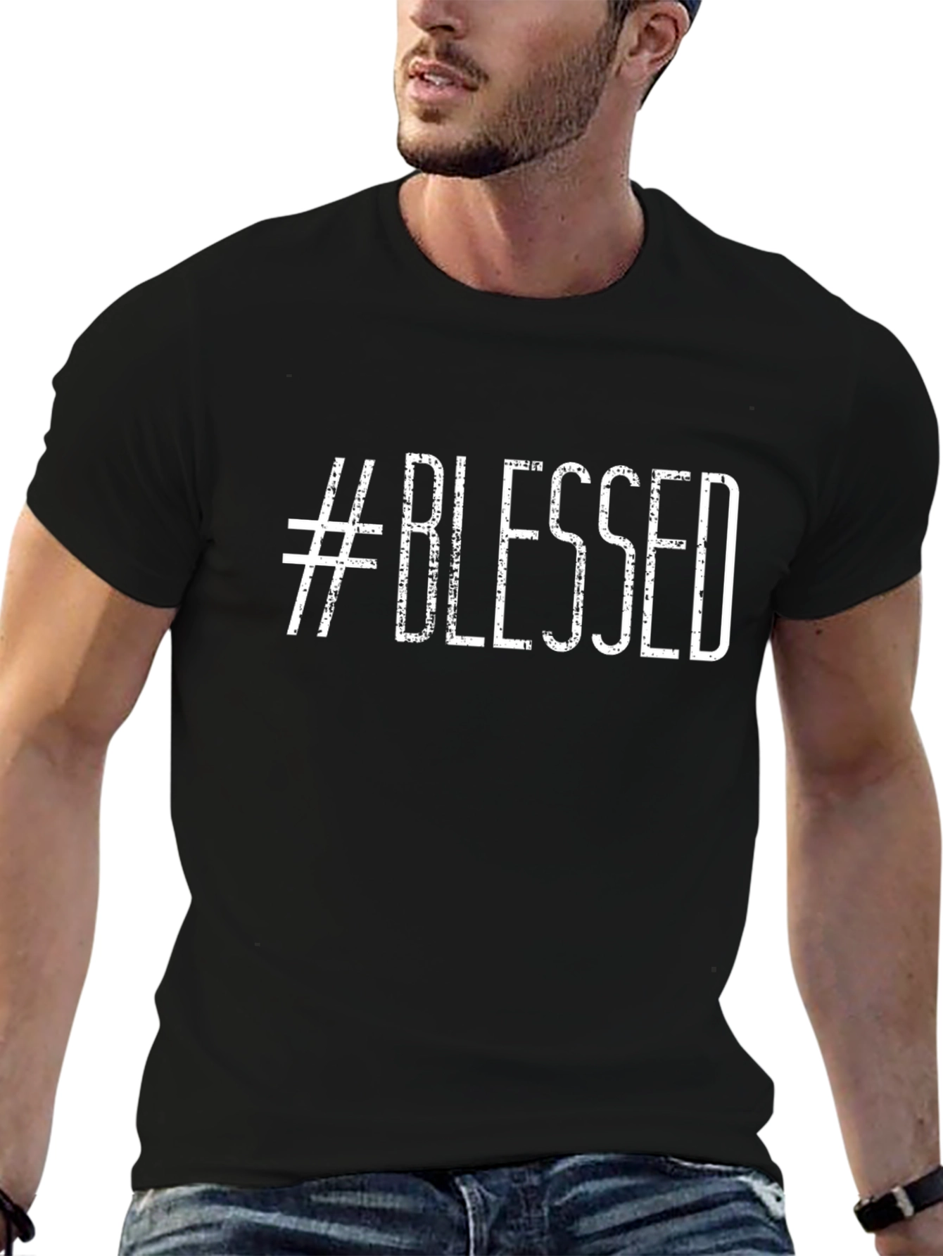 #Blessed Graphic Tee - Stylish Unisex T-Shirt