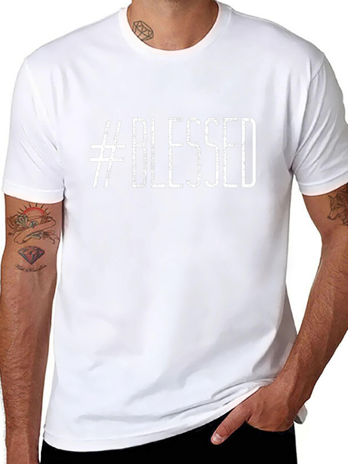 #Blessed Graphic Tee - Stylish Unisex T-Shirt