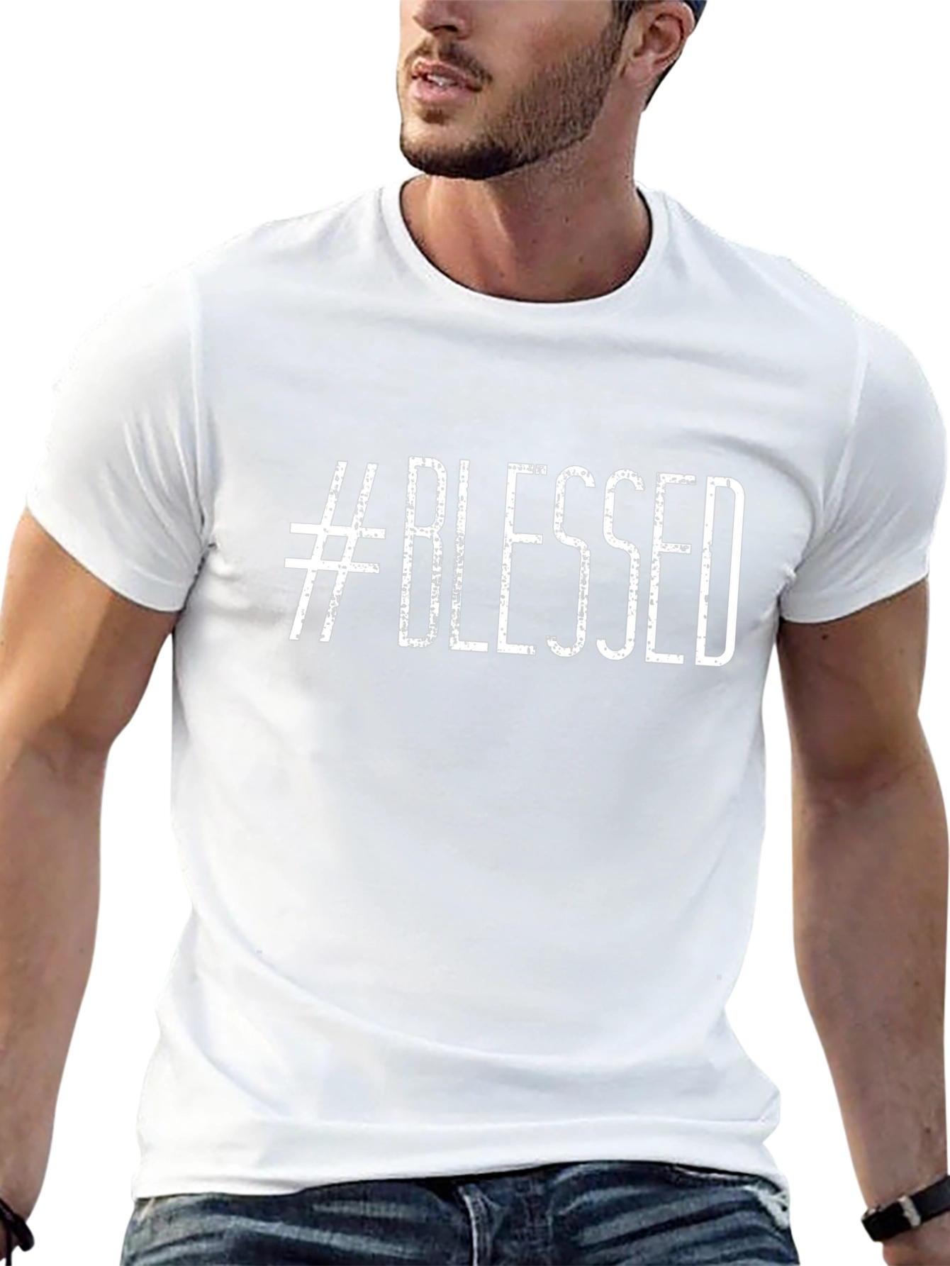 #Blessed Graphic Tee - Stylish Unisex T-Shirt