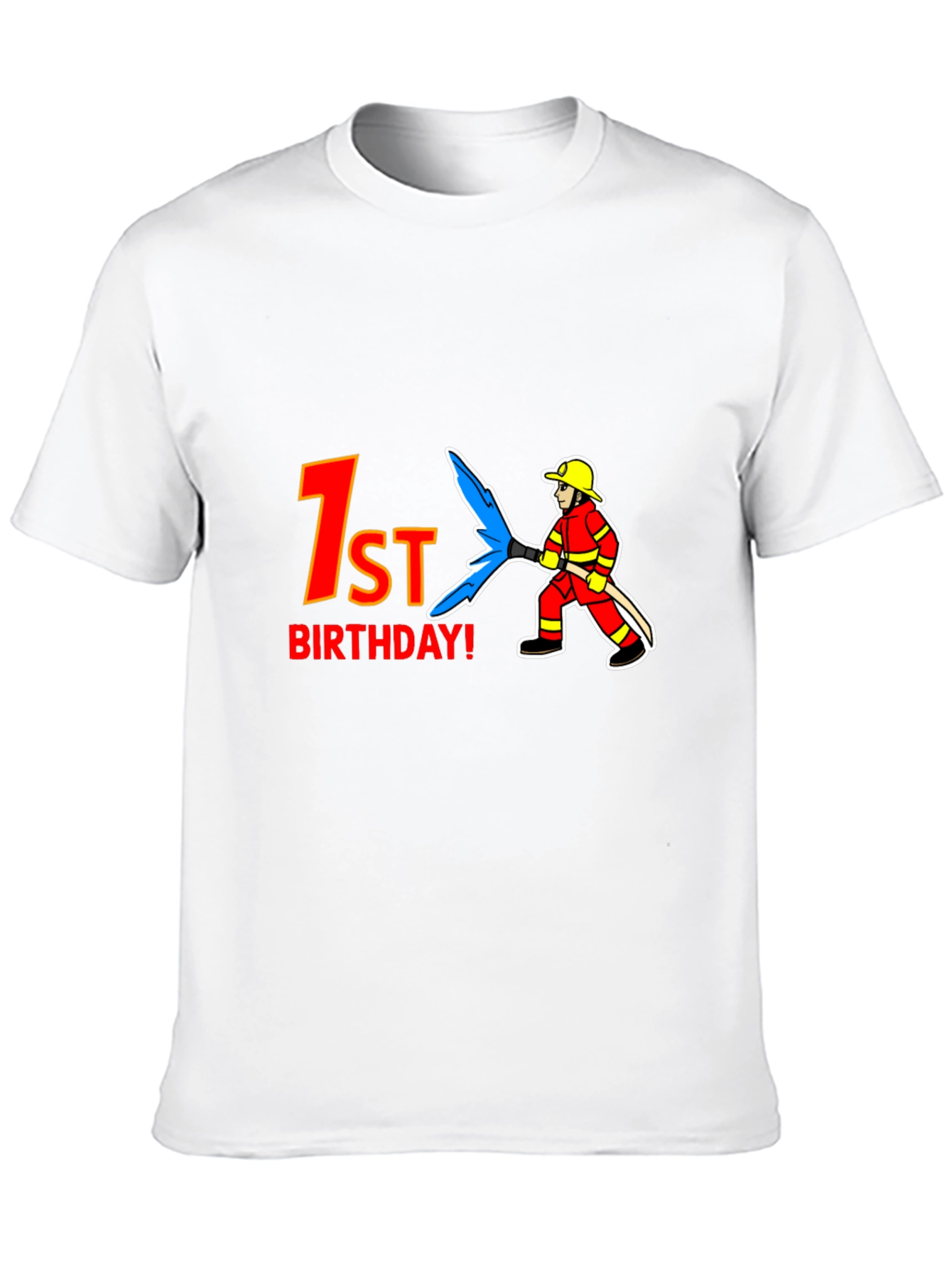 1st Birthday Firefighter T-Shirt
