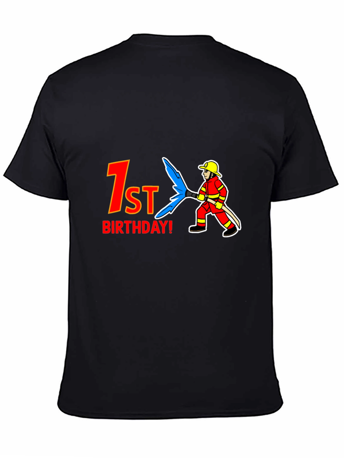 1st Birthday Firefighter T-Shirt
