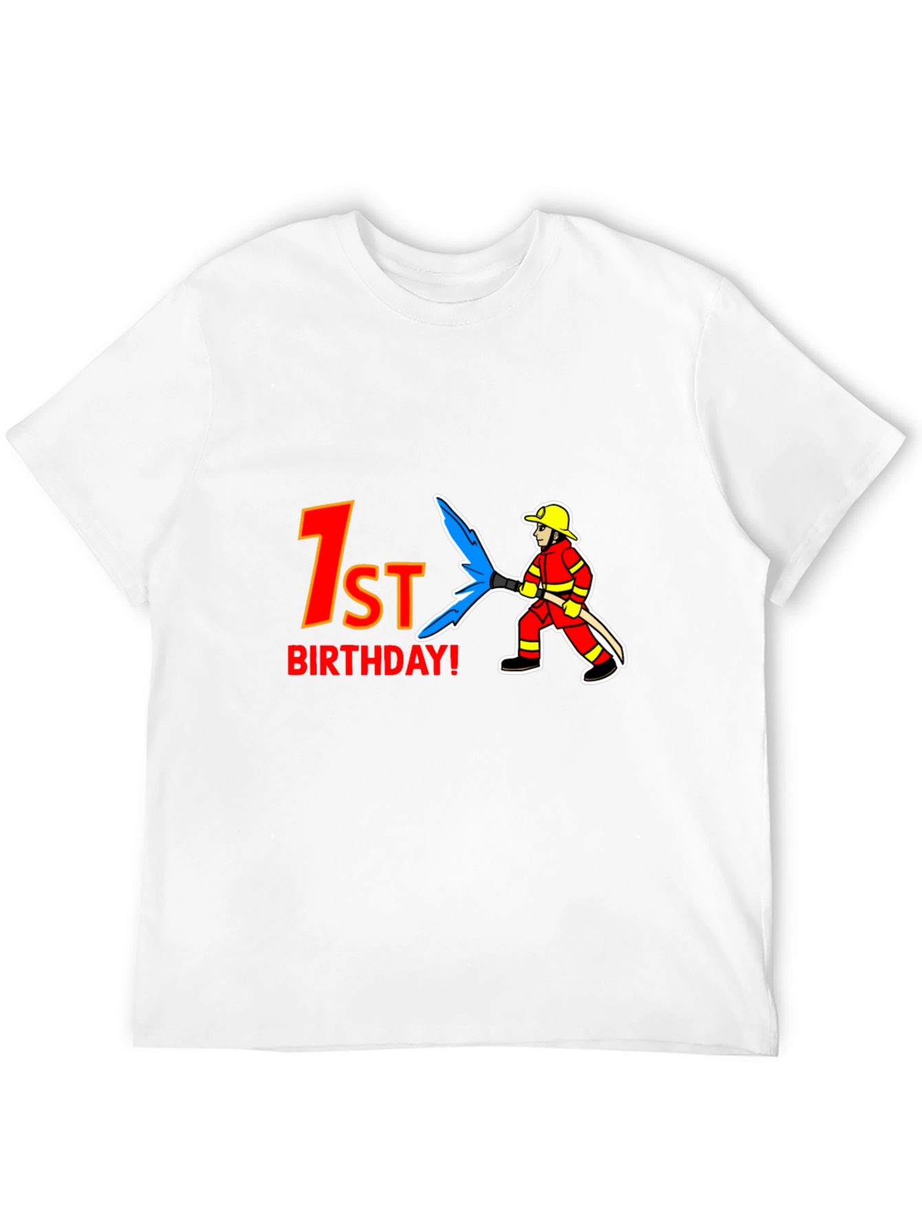 1st Birthday Firefighter T-Shirt