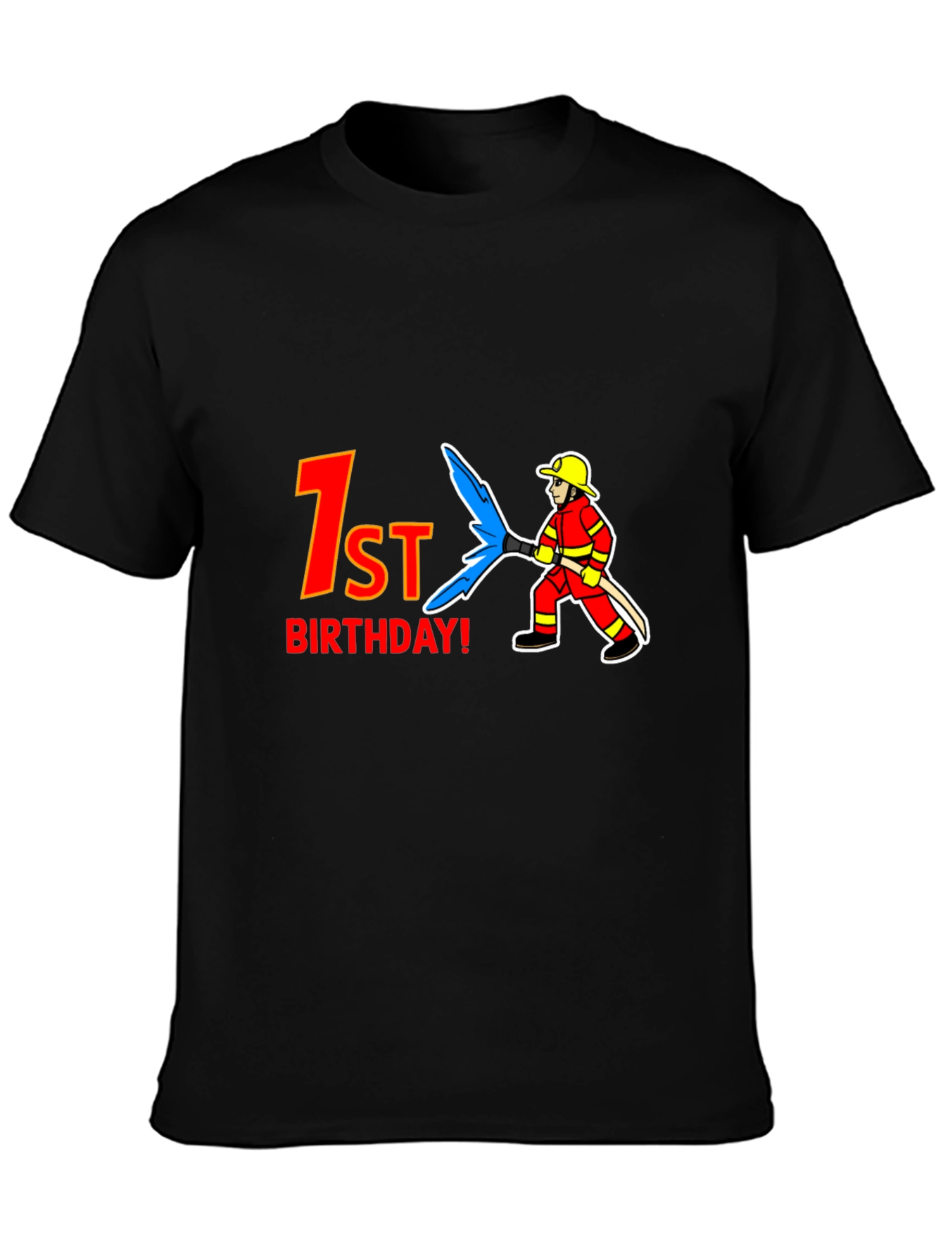 1st Birthday Firefighter T-Shirt