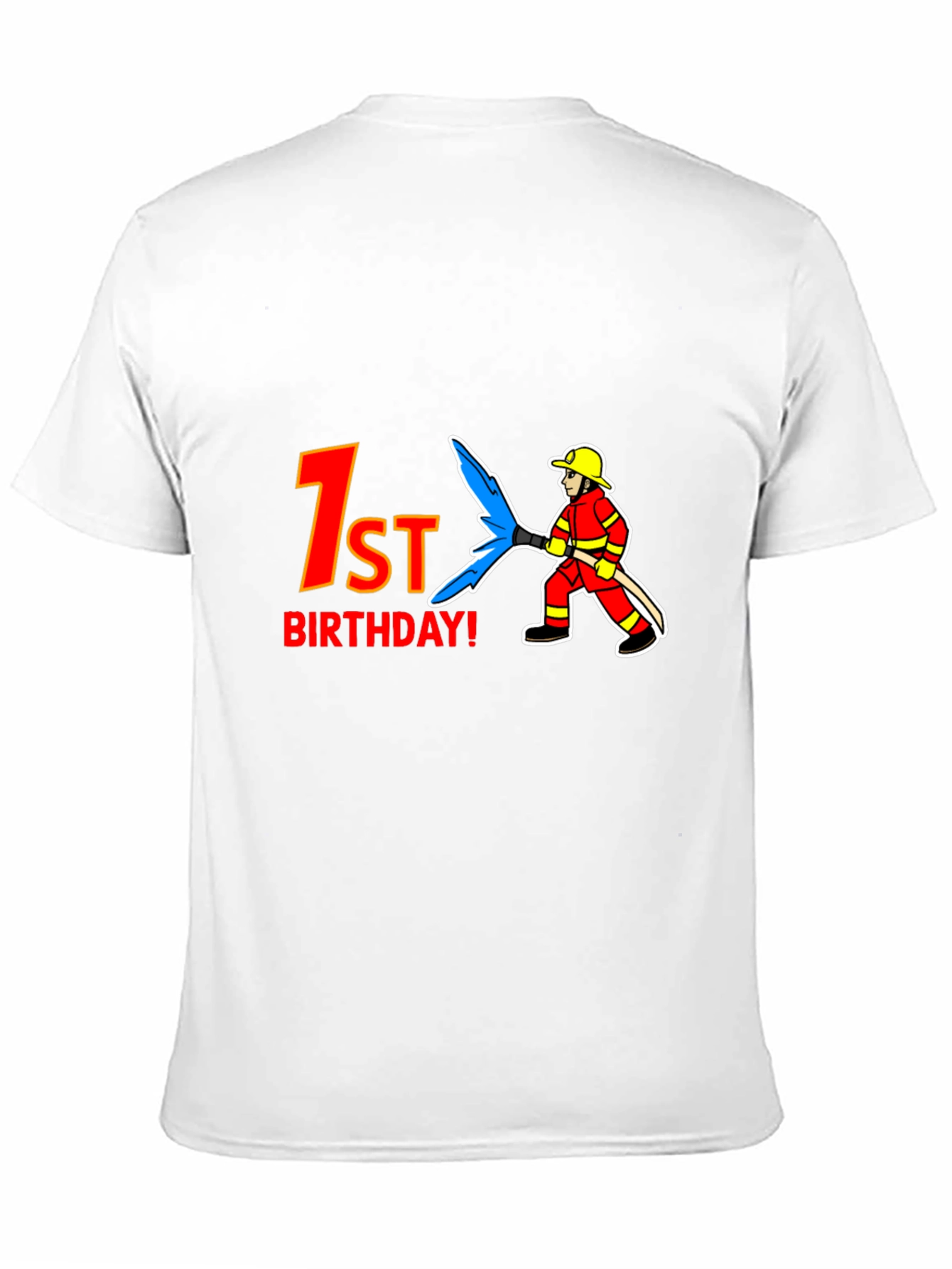 1st Birthday Firefighter T-Shirt
