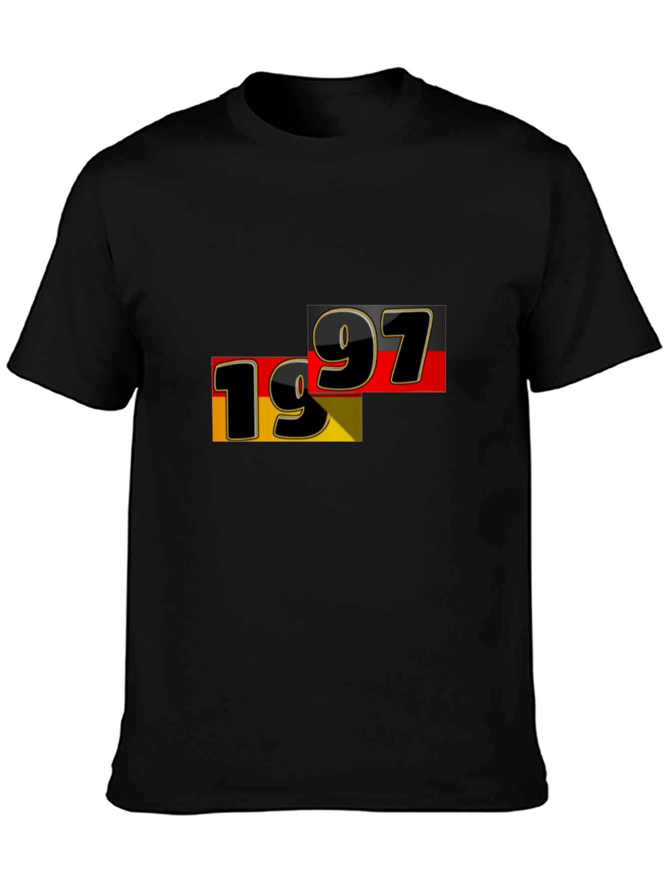1997 Germany Flag Graphic Tee - Black