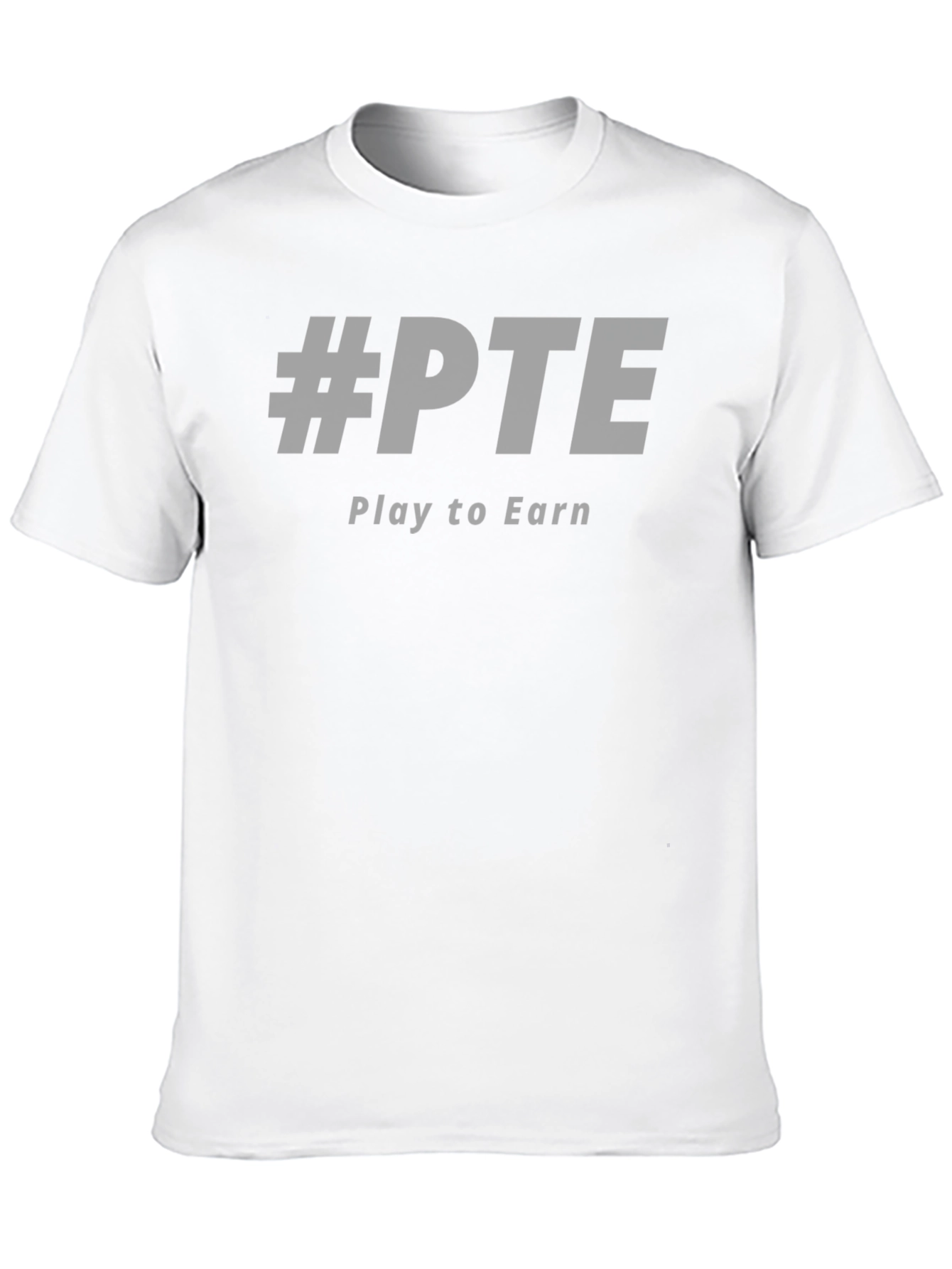 #PTE Play to Earn Black Graphic Tee