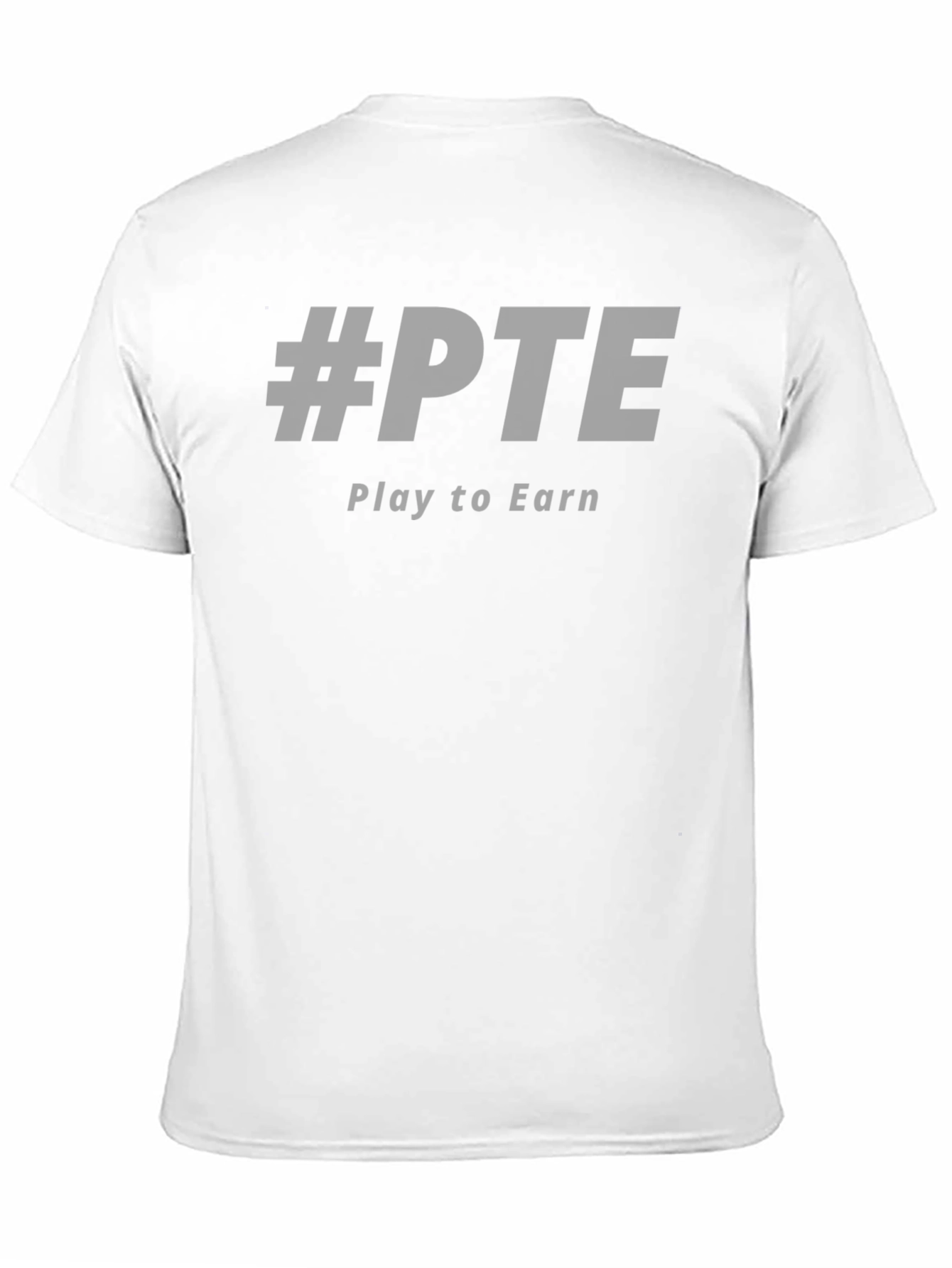 #PTE Play to Earn Black Graphic Tee