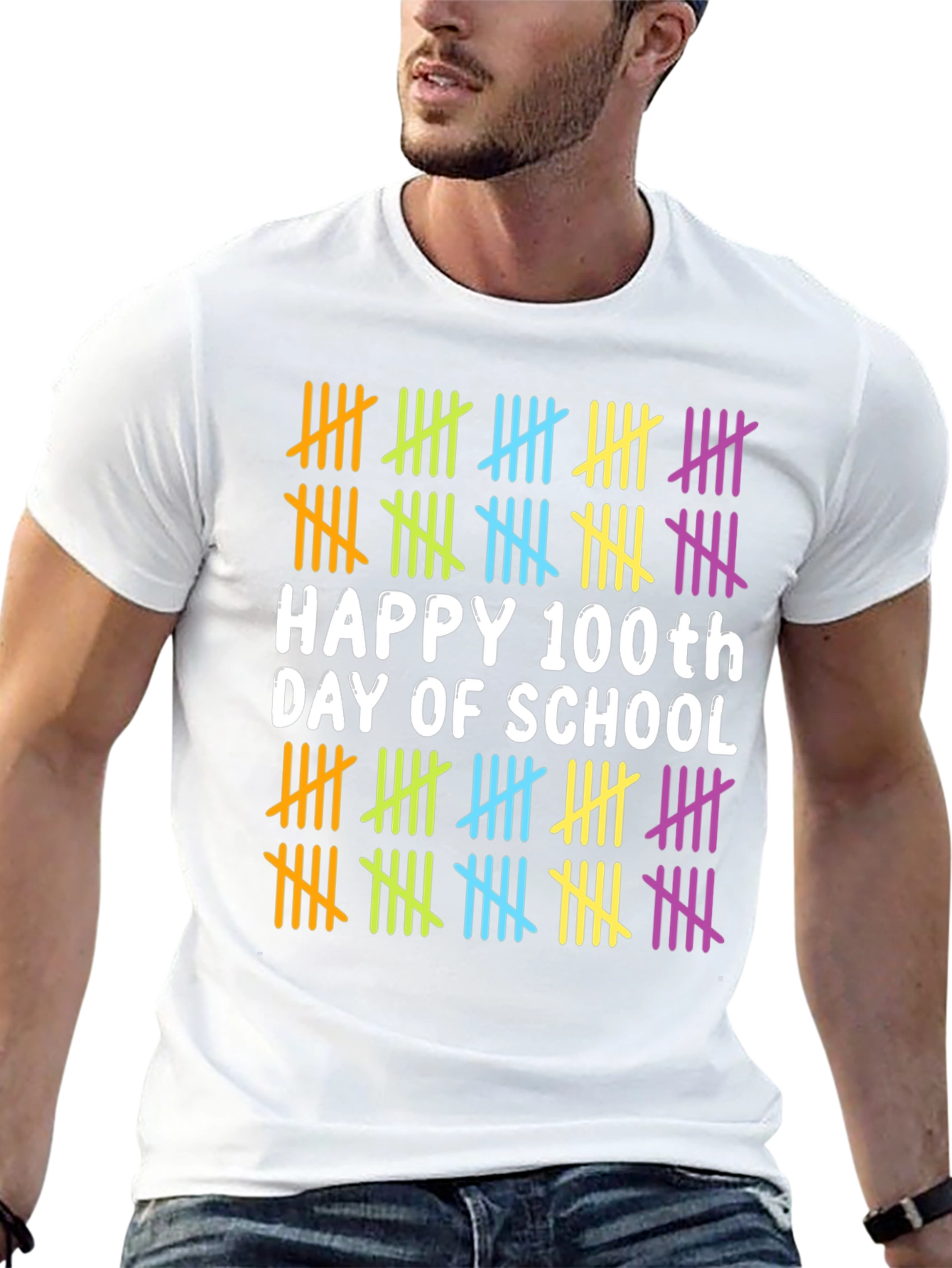 100th Day of School Tally Mark T-Shirt