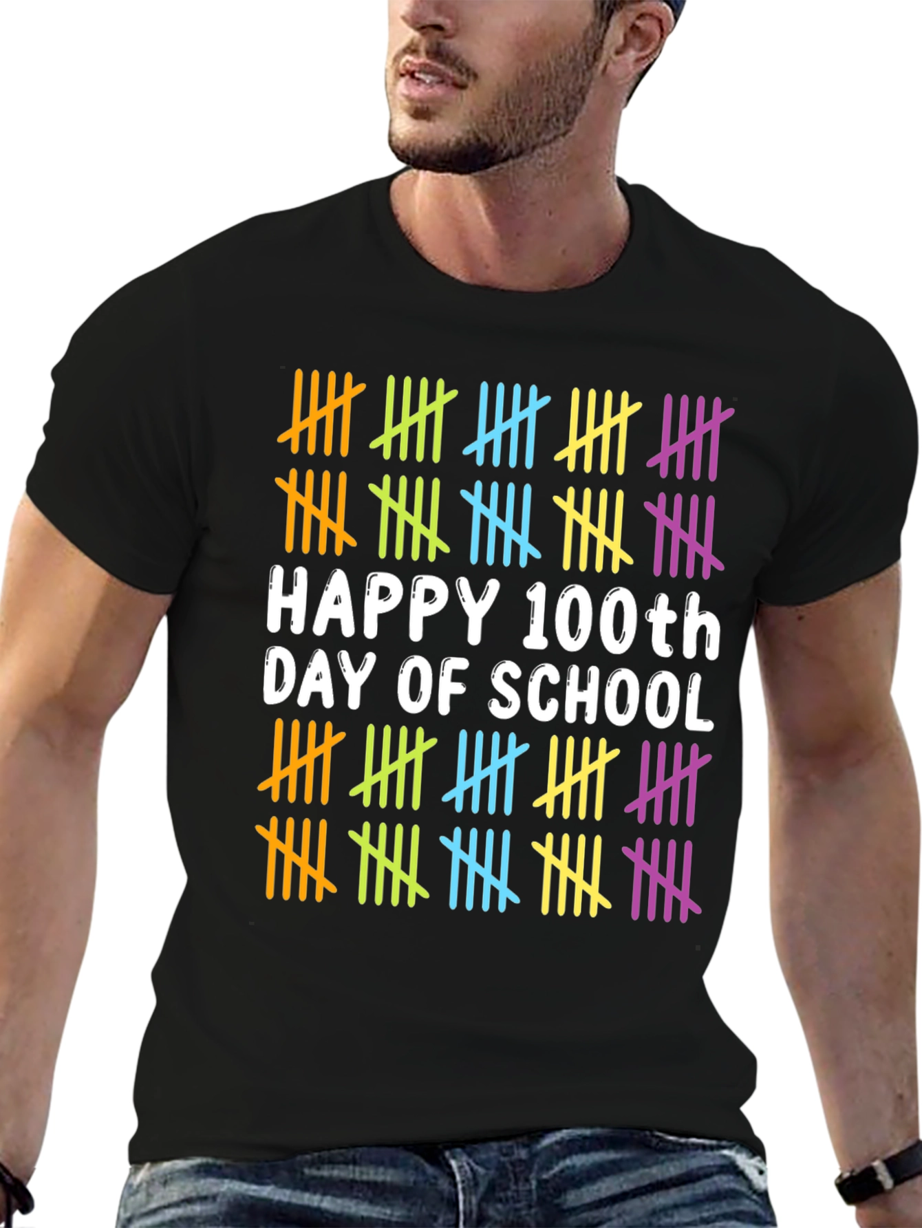 100th Day of School Tally Mark T-Shirt