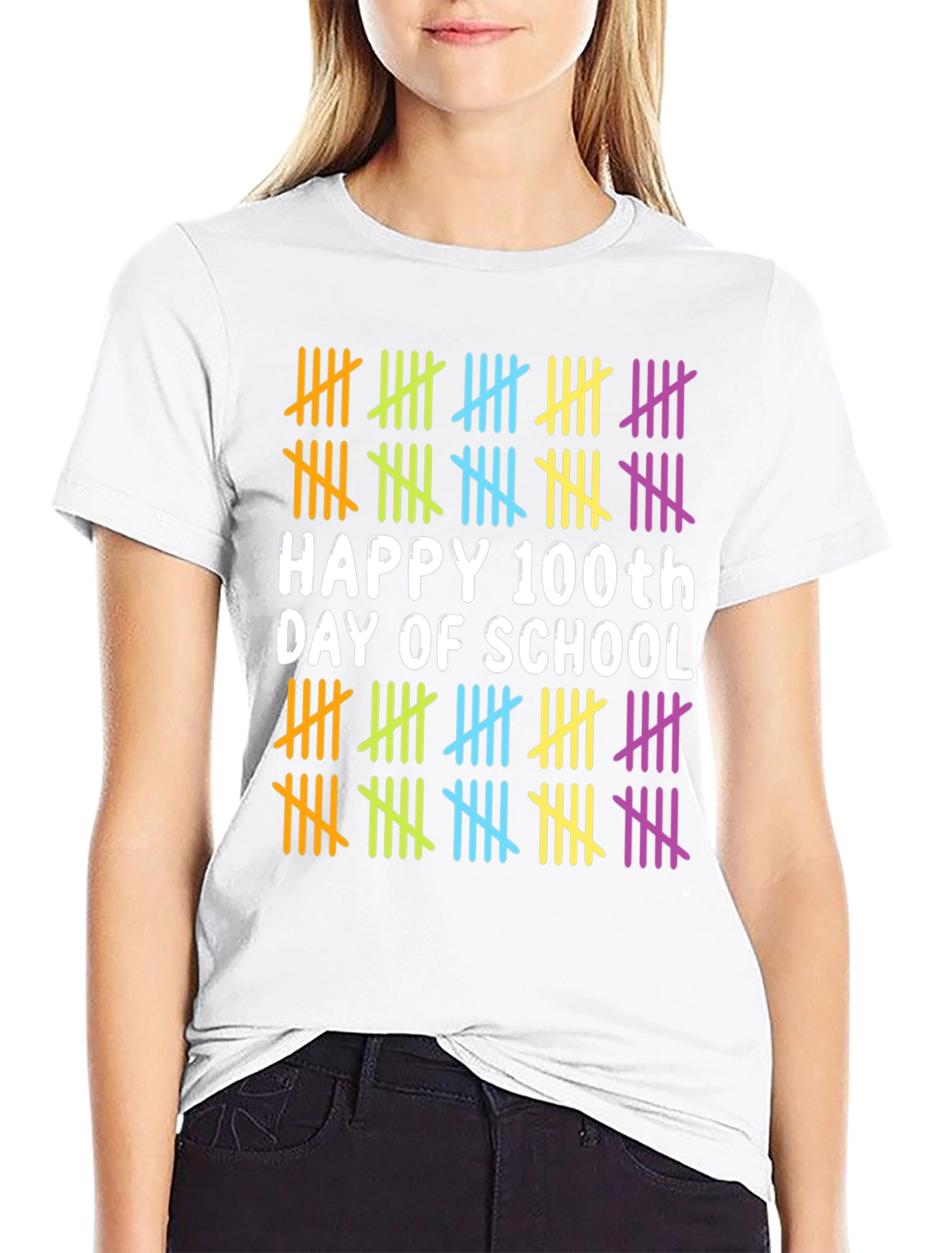 100th Day of School Tally Mark T-Shirt